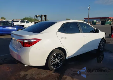 2016 Toyota Corolla S Plus из США, поврежденный, VIN 2T1BURHE7GC676561